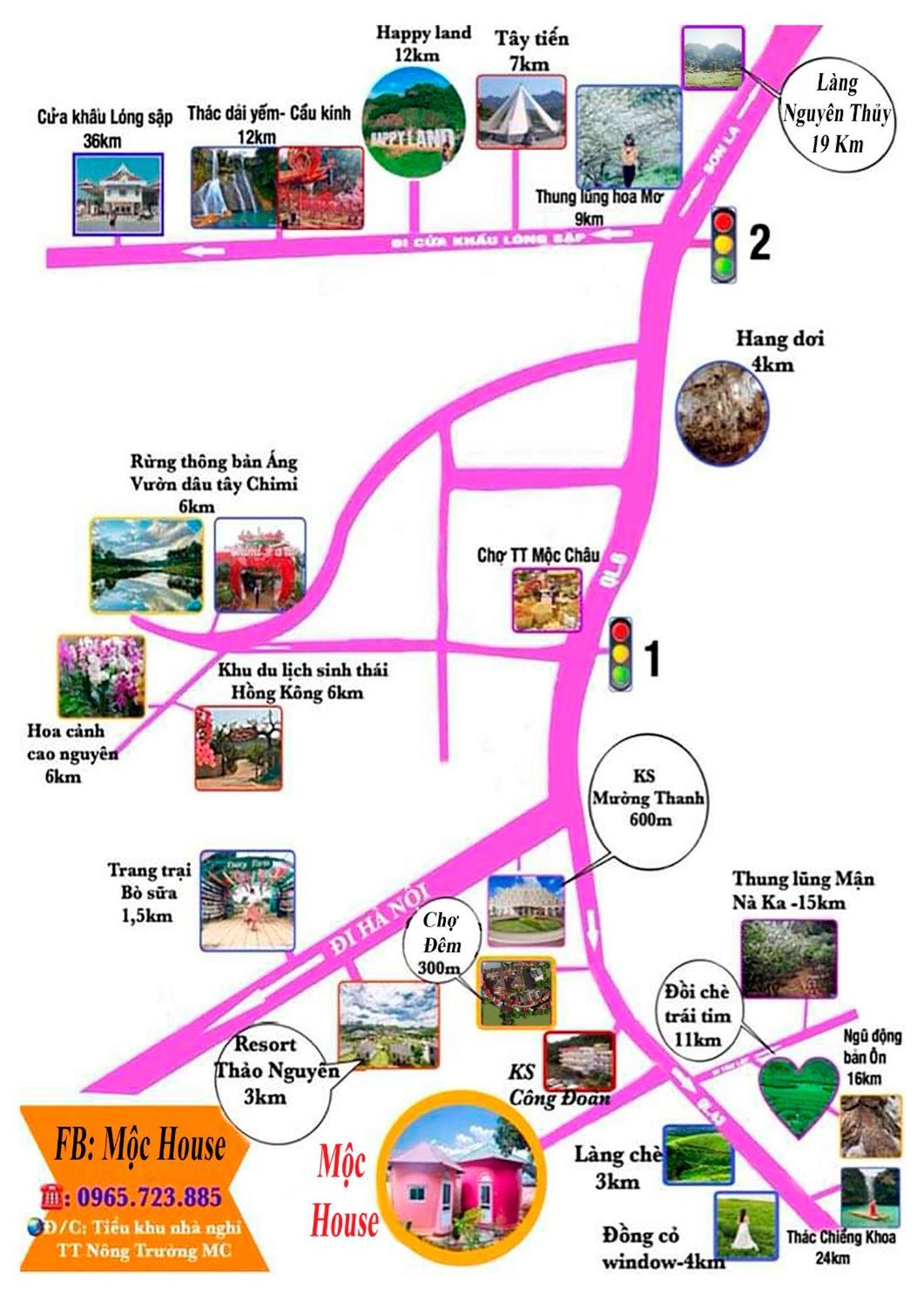 Mộc Homestay Moc Chau Ngoại thất bức ảnh